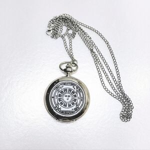 Japanese Movement 3D Talisman for Invisibility Amulet Pocket Watch. Unisex